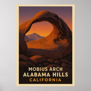 Mobius Arch Alabama Hills California V01 Poster