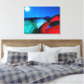 Mobius Arch & Rocks | Alabama Hills, Kalifornien Leinwanddruck (Insitu (Schlafzimmer))