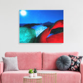 Mobius Arch & Rocks | Alabama Hills, Kalifornien Leinwanddruck (Insitu (Wohnzimmer))