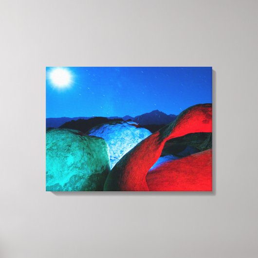 Mobius Arch & Rocks | Alabama Hills, Kalifornien Leinwanddruck (Vorderseite)