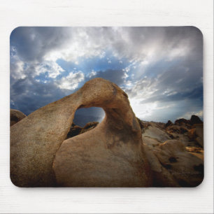 Mobius Arch Sunset - Alabama Hills Mousepad