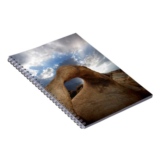 Mobius Arch Sunset - Alabama Hills Notizblock (Rechte Seite)