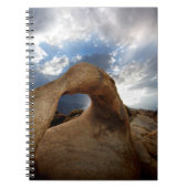Mobius Arch Sunset - Alabama Hills Notizblock (Vorderseite)