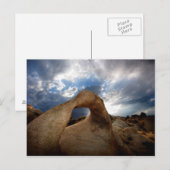 Mobius Arch Sunset - Alabama Hills Postkarte (Vorne/Hinten)