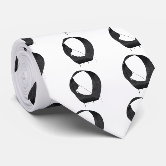 Mobius Enso Symbol Krawatte (Gerollt)