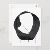 Mobius Enso Symbol Postkarte (Vorne/Hinten)