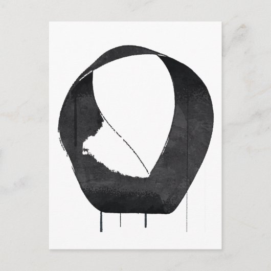 Mobius Enso Symbol Postkarte (Vorderseite)
