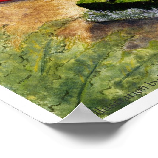 Möbius Gardens Print Poster (Ecke)