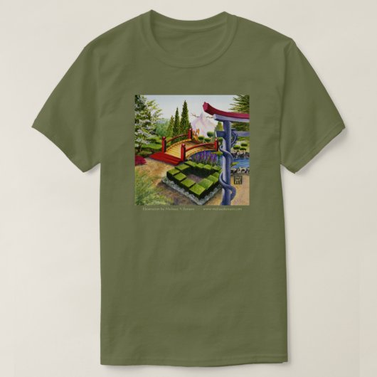 Möbius-Gärten T-Shirt (Design vorne)