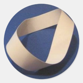 Möbius Runder Aufkleber