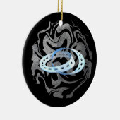 Mobius Streifen Keramik Ornament (Rechts)