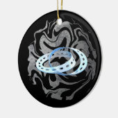 Mobius Streifen Keramik Ornament (Links)