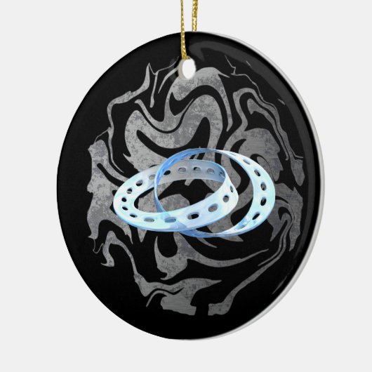 Mobius Streifen Keramik Ornament (Links)