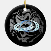 Mobius Streifen Keramik Ornament (Hinten)