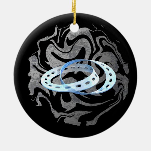Mobius Streifen Keramik Ornament (Hinten)
