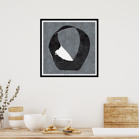 Mobius Strip Zen Enso Poster (Küche)