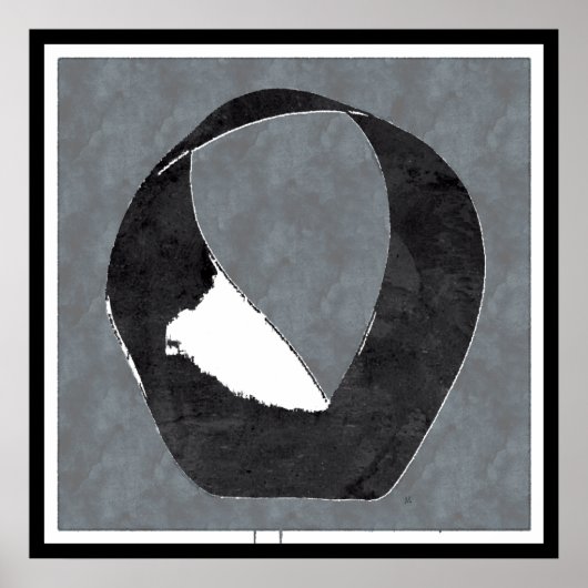 Mobius Strip Zen Enso Poster (Vorne)