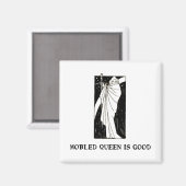Mobled Queen Magnet (Vorderseite/Rückseite)