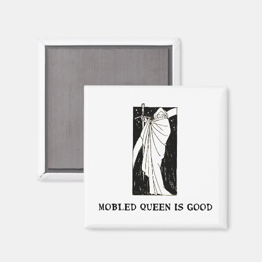 Mobled Queen Magnet (Vorderseite/Rückseite)