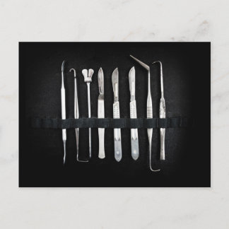 Möblierte Antiquitätenwerkzeuge Postkarte
