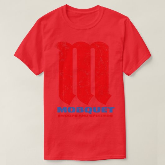 Mobquet-Swoops und Lautsprecher T-Shirt (Design vorne)