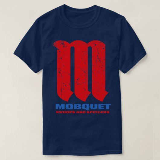 Mobquet-Swoops und Lautsprecher T-Shirt (Design vorne)