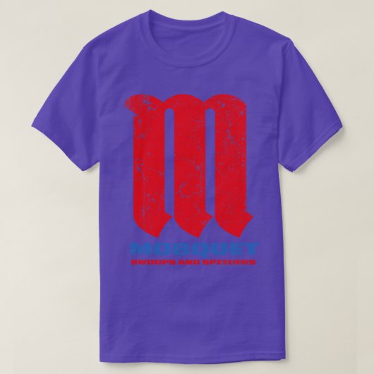 Mobquet-Swoops und Lautsprecher T-Shirt (Design vorne)