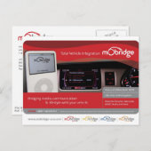 mObridge USA pre-SEMA postcard Postkarte (Vorne/Hinten)