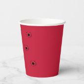 Mobster Birthday, Custom Paper Cup Pappbecher (Rückseite)