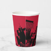 Mobster Birthday, Custom Paper Cup Pappbecher (Rechts)