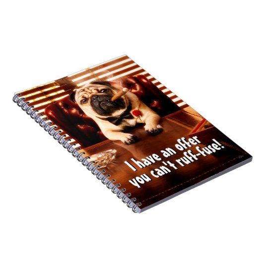 Mobster Dog Notizblock (Rechte Seite)