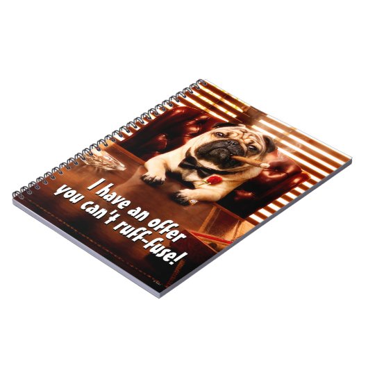 Mobster Dog Notizblock (Linke Seite)