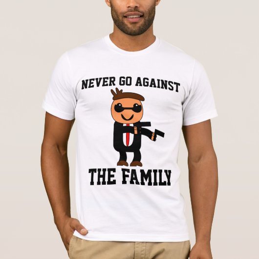 MOBSTER GANGSTER MAFIA Funny T - Shirt (Vorderseite)