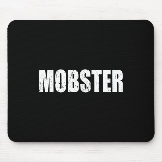Mobster Halloween Kostüm Funny Niedlich erschütter Mousepad (Vorne)