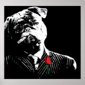 Mobster-Mops Poster (Vorne)