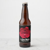 Mobster-Party Bierflaschenetikett (Vorderseite)