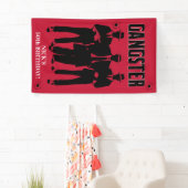 Mobster Themed, Gangster-Party Banner (Insitu)