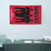 Mobster Themed, Gangster-Party Banner (Messeveranstaltung)