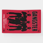 Mobster Themed, Gangster-Party Banner (Horizontal)