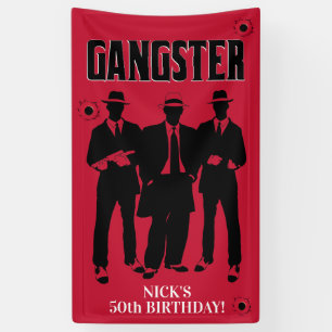 Mobster Themed, Gangster-Party Banner