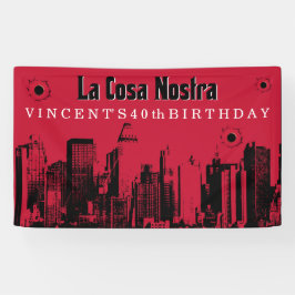 Mobster Themed, Gangster-Party Banner