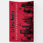 Mobster Themed, Gangster-Party Banner (Vertikal)
