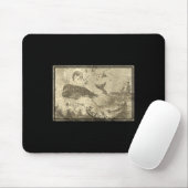 Moby attackiert Walfangboote Mousepad (Mit Mouse)