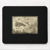 Moby attackiert Walfangboote Mousepad (Vorne)