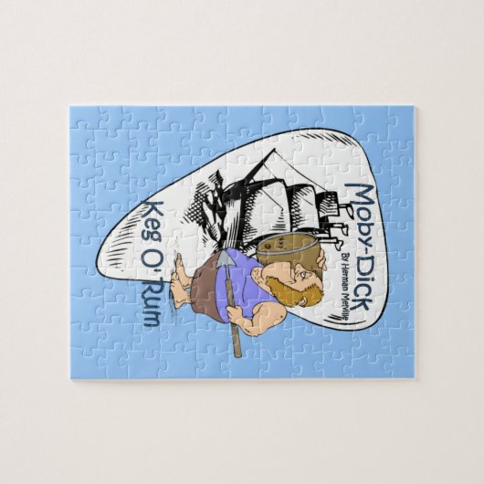 Moby-Dick ~ Keg O’Rum ~ Herman Melville Puzzle (Horizontal)
