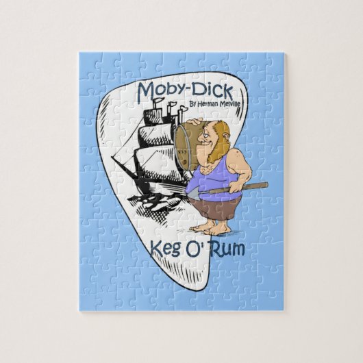 Moby-Dick ~ Keg O’Rum ~ Herman Melville Puzzle (Vertikal)