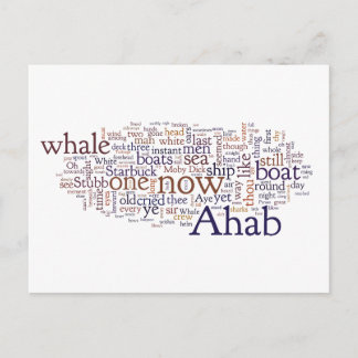 Moby Dick letzte Kapitel Abschluss Postkarte