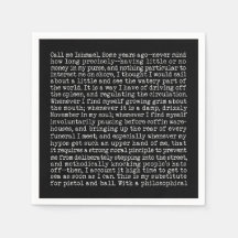 Moby Dick Opening in Weiß und Schwarz