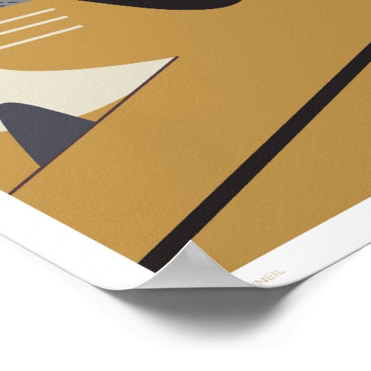 Moby Dick Poster (Ecke)