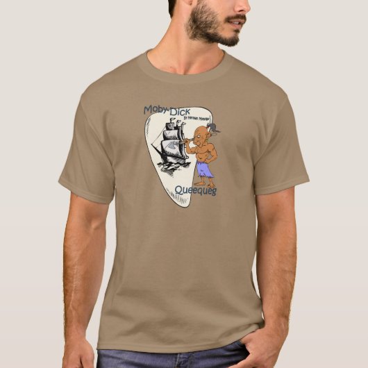 "Moby-Dick" ~ Queequeg "Chief Harpooner" T-Shirt (Vorderseite)